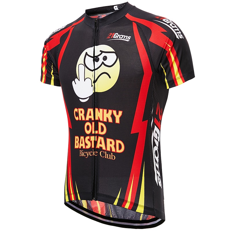 Miesten Pyöräily jersey Kuviollinen Uutuudet Hauska Lyhythihainen Pyörä Villapusero Topit 3 takataskulla Maastopyöräily Maantiepyöräily UV-vastustuskykyinen Nopea kuivuminen Takatasku Kosteuden 2025 - $29.99 –P1