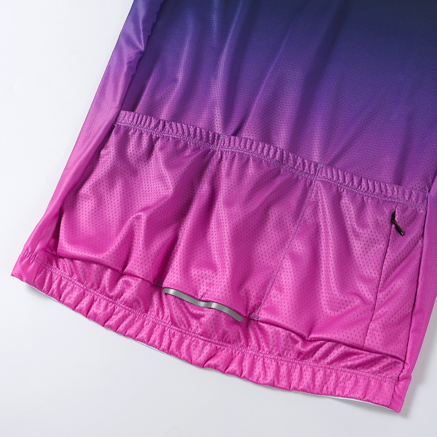 Per uomo Maglia da Ciclismo Sfumatura Manica Corta Bicicletta Maglia con 3 tasche posteriori Strisce Riflettenti Tasca Posteriore Elastico Dislittamento Gli sport Nero Giallo Viola scuro Abbigliamento del 2026 a $39.99 –P10