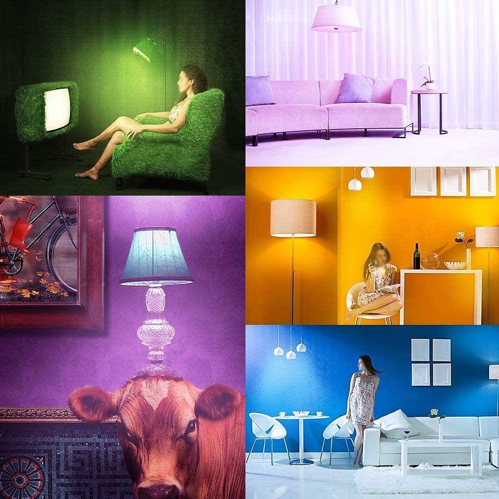 Ampoule LED wifi intelligente 10w, 6 pièces, 4 pièces, 2 pièces, rgbcct, couleur changeante, a19 a60, variable, fonctionne avec alexa et google home sans hub de 2025 ? $32.99 –P1