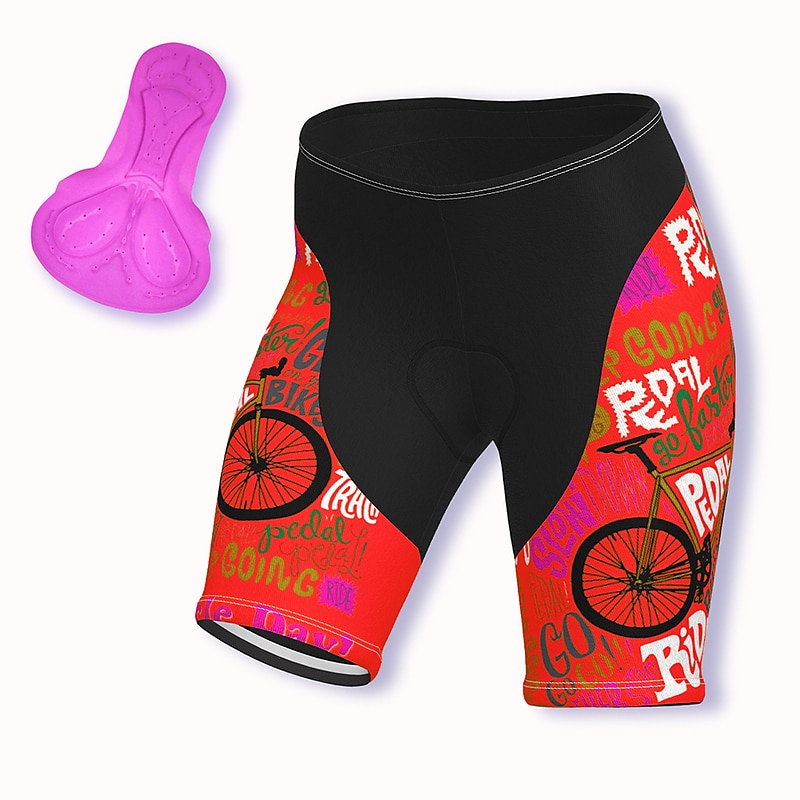 Mujer Graphic Estampado Letra y Número Pantalones cortos de ciclismo de carretera Pantalones cortos bicicleta Culotte Ciclismo Bicicleta Bermudas Pantalones MTB Bicicleta Montaña Ciclismo Carretera 2025 - $26.99 –P19
