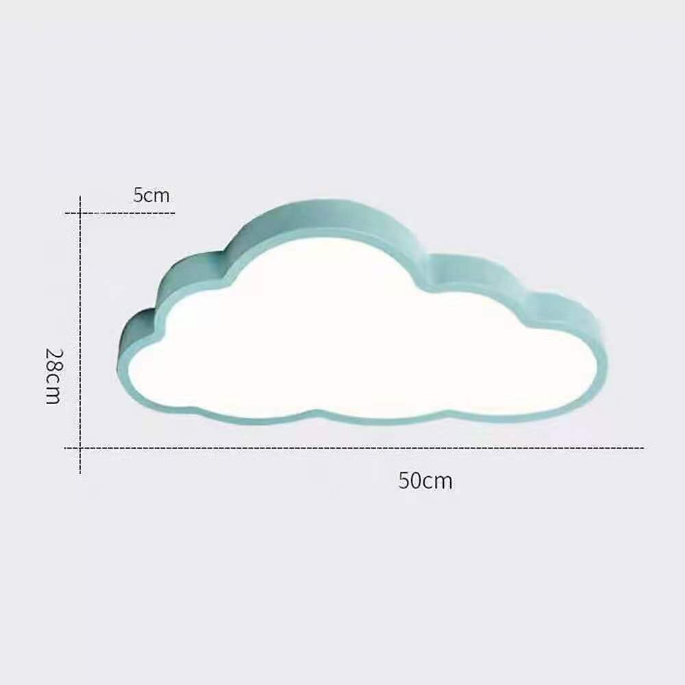50 cm plafonnier led forme de nuage encastré lumières métal style moderne thème de conte de fées finitions peintes classiques style nordique 220-240v de 2025 ? $181.93 –P5