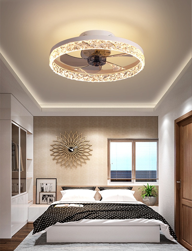 LED Deckenventilator Lichter 50 cm dimmbarer Deckenventilator Metall lackierte Oberflächen LED 220-240V 2026 - $382.89 –P2