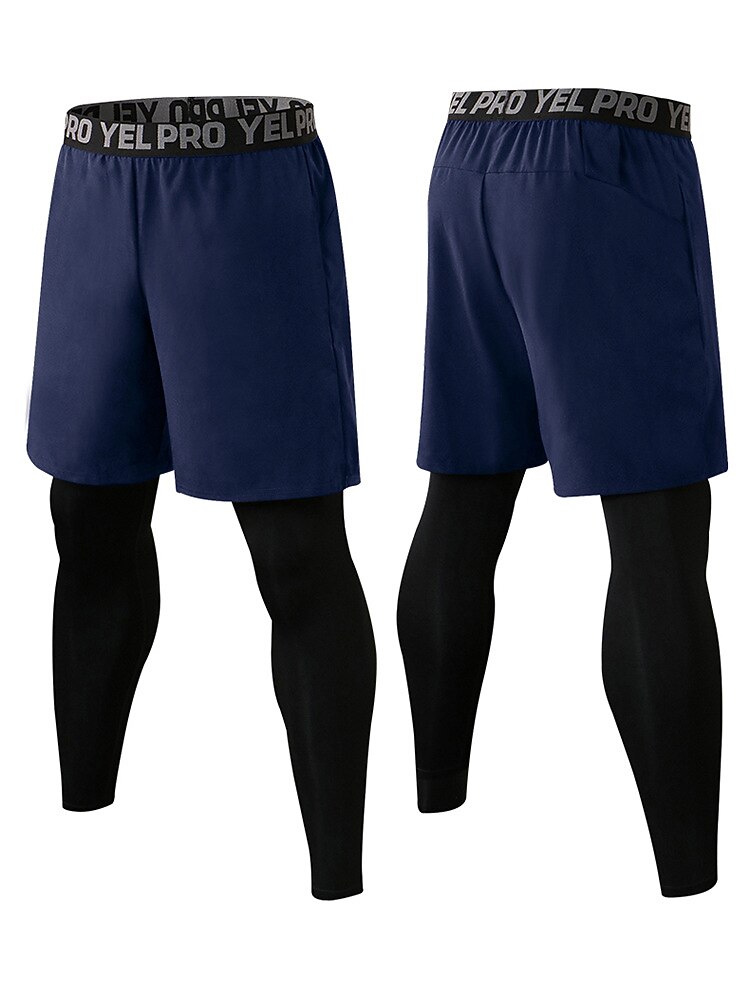 Men's Running Shorts With Tights Compression Tights Leggings
