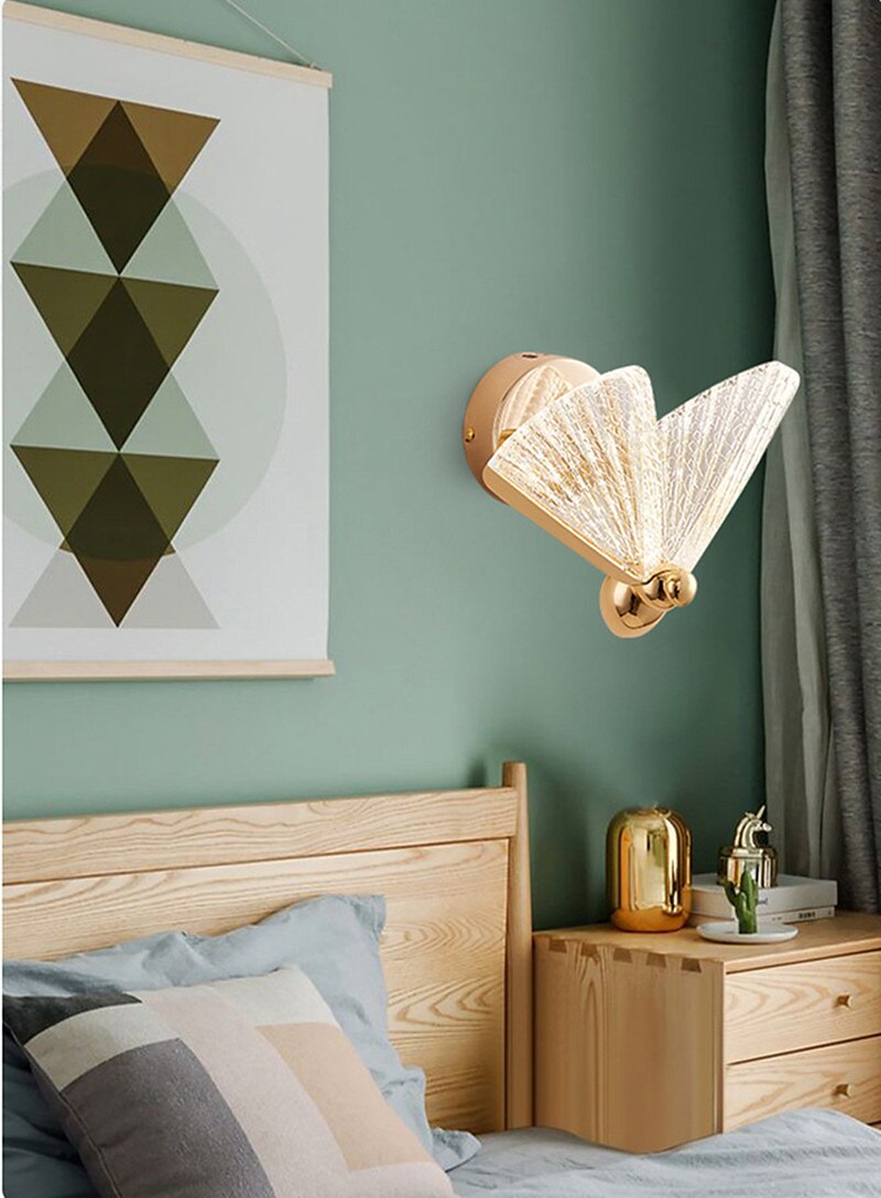 Lightinthebox LED Butterfly Wall Lights Nordic New Background Decorative Lamp Bedroom Bedside Table Creative Butterfly Wall Lamp Children's Room Hallway Wall Lamp 2025 - $199.99 –P11