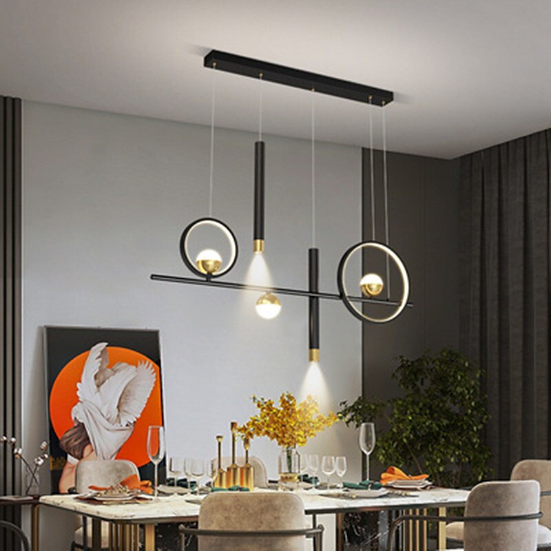 LED-pendellampe 100 cm lysekrone med enkel design aluminiumsmalte overflater ledet moderne 220-240v 2025 - $683.59 –P2