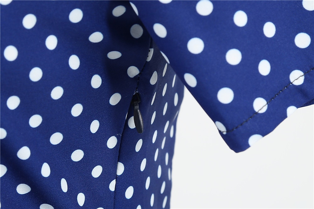 Retro Vintage 1950s Rockabilly Knee Length Dress Swing Dress Flare Dress Normal Polka Dot A-Line V Neck Fancy Dress Women's Carnival New Year Masquerade Daily Wear Tea Party Retro Theme Party Adults' 2026 - $34.99 –P5
