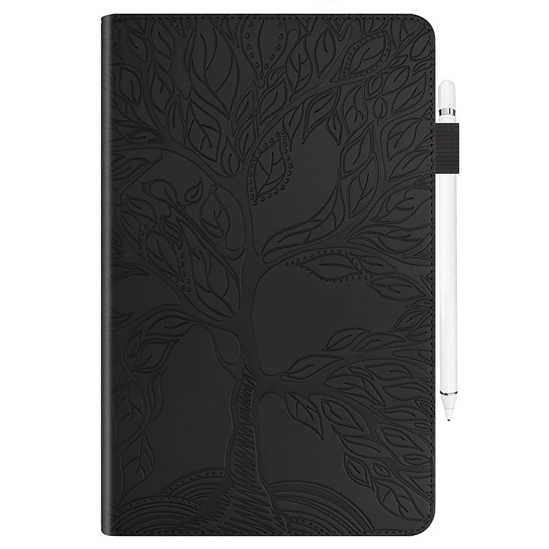 Embossed Tree Pattern Leather Case For Apple iPad Pro iPad Air 5th 4th iPad 9th 8th 7th iPad mini 6th 5th 4th Magnetic Flip Folio Stand Case Auto Wake Sleep with Card Slots Pencil Holder 2025 - $29.99 –P8