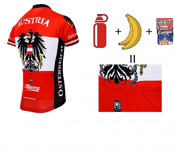 Homens Camisa para Ciclismo Padrão Águia Rússia Manga Curta Moto Camisa / Roupas Para Esporte Blusas com 3 bolsos traseiros Ciclismo de Montanha Ciclismo de Estrada Resistente a UV Secagem Rápida de 2026 por $30.99 –P5