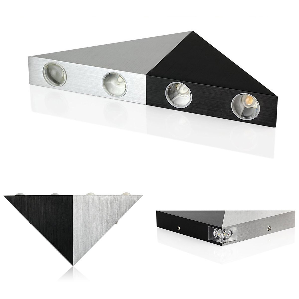 Lightinthebox Applique murale LED moderne 5 W Triangle LED Applique murale luminaire couloir intérieur haut bas applique murale pour théâtre studio restaurant hôtel multicolore de 2025 ? $66.99 –P9