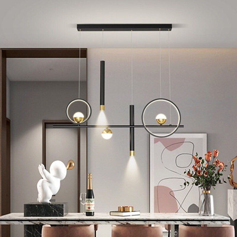 LED-pendellampe 100 cm lysekrone med enkel design aluminiumsmalte overflater ledet moderne 220-240v 2025 - $683.59 –P3
