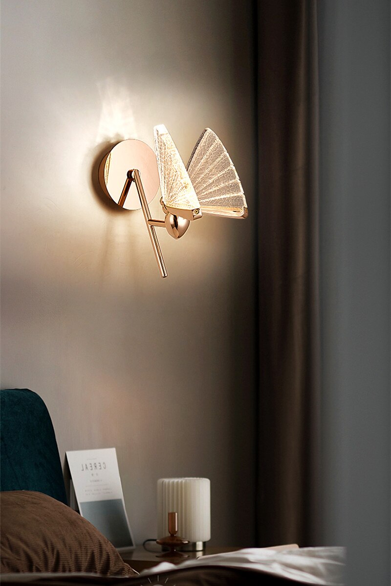 Lightinthebox LED Butterfly Wall Lights Nordic New Background Decorative Lamp Bedroom Bedside Table Creative Butterfly Wall Lamp Children's Room Hallway Wall Lamp 2025 - $199.99 –P15