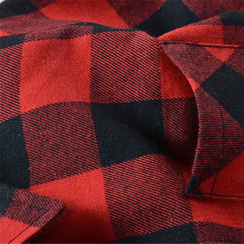 Jungen 3D Plaid Hemden Langarm Herbst Modisch Brautkleider schlicht kinderkleidung 3-12 Jahre Schulanfang Ausgehen Casual Regular Fit 2025 - $18.99 –P10