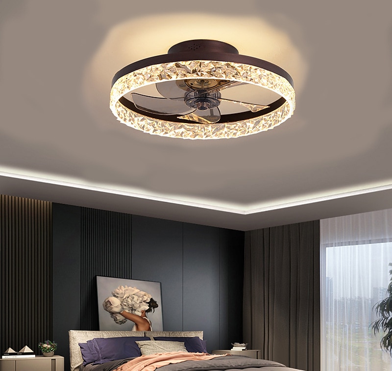 LED Deckenventilator Lichter 50 cm dimmbarer Deckenventilator Metall lackierte Oberflächen LED 220-240V 2026 - $382.89 –P9