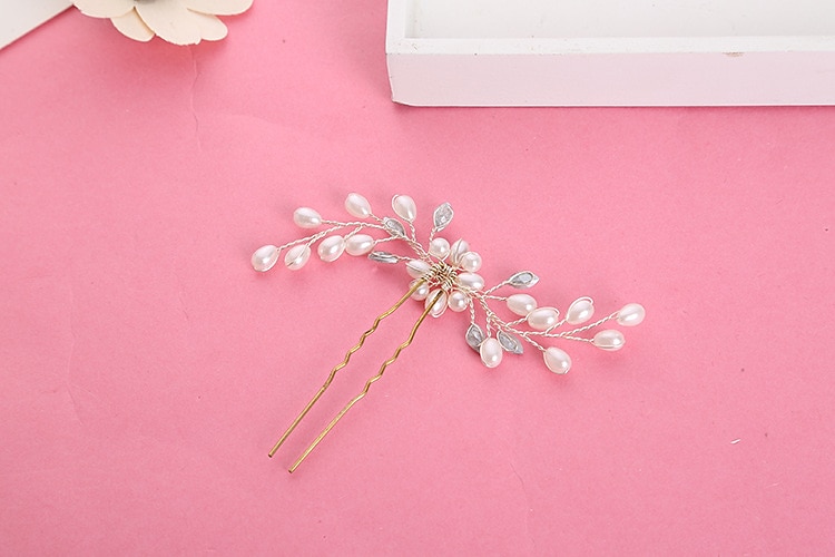 joias de casamento coreano grampo de cabelo de cristal pérola grampo de cabelo em forma de u vestido de noiva acessórios de estilo de cabelo de 2025 por $2.49 –P7