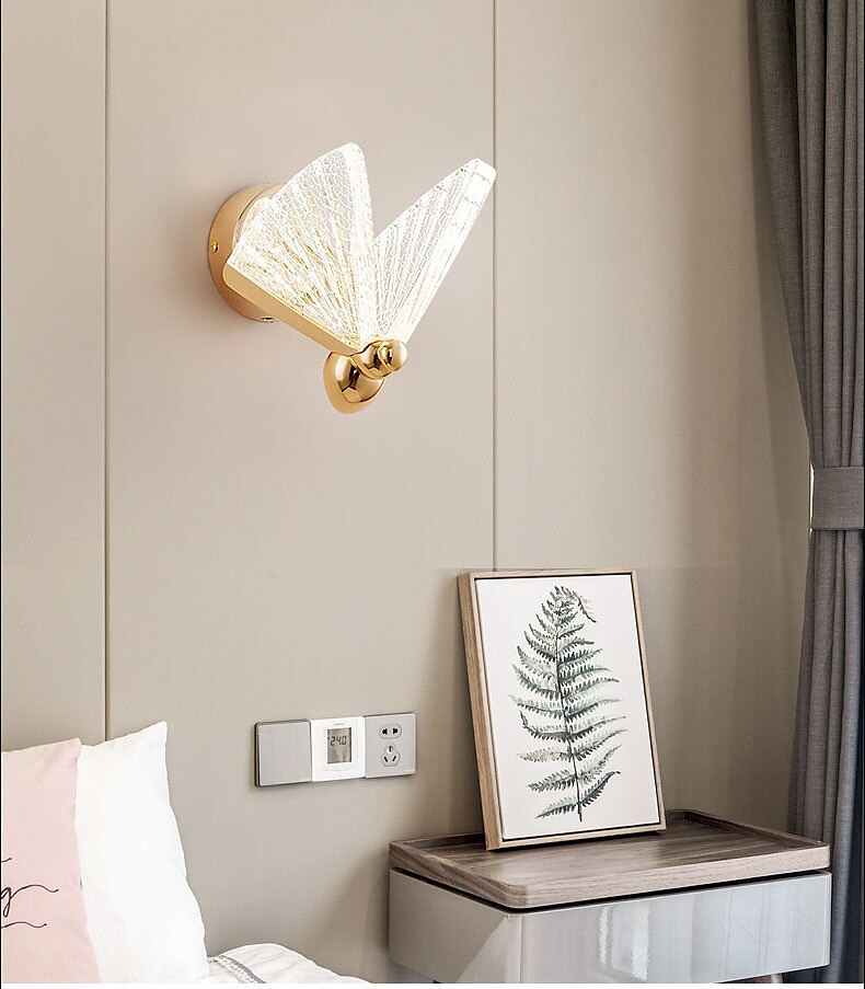 Lightinthebox LED Butterfly Wall Lights Nordic New Background Decorative Lamp Bedroom Bedside Table Creative Butterfly Wall Lamp Children's Room Hallway Wall Lamp 2025 - $199.99 –P13