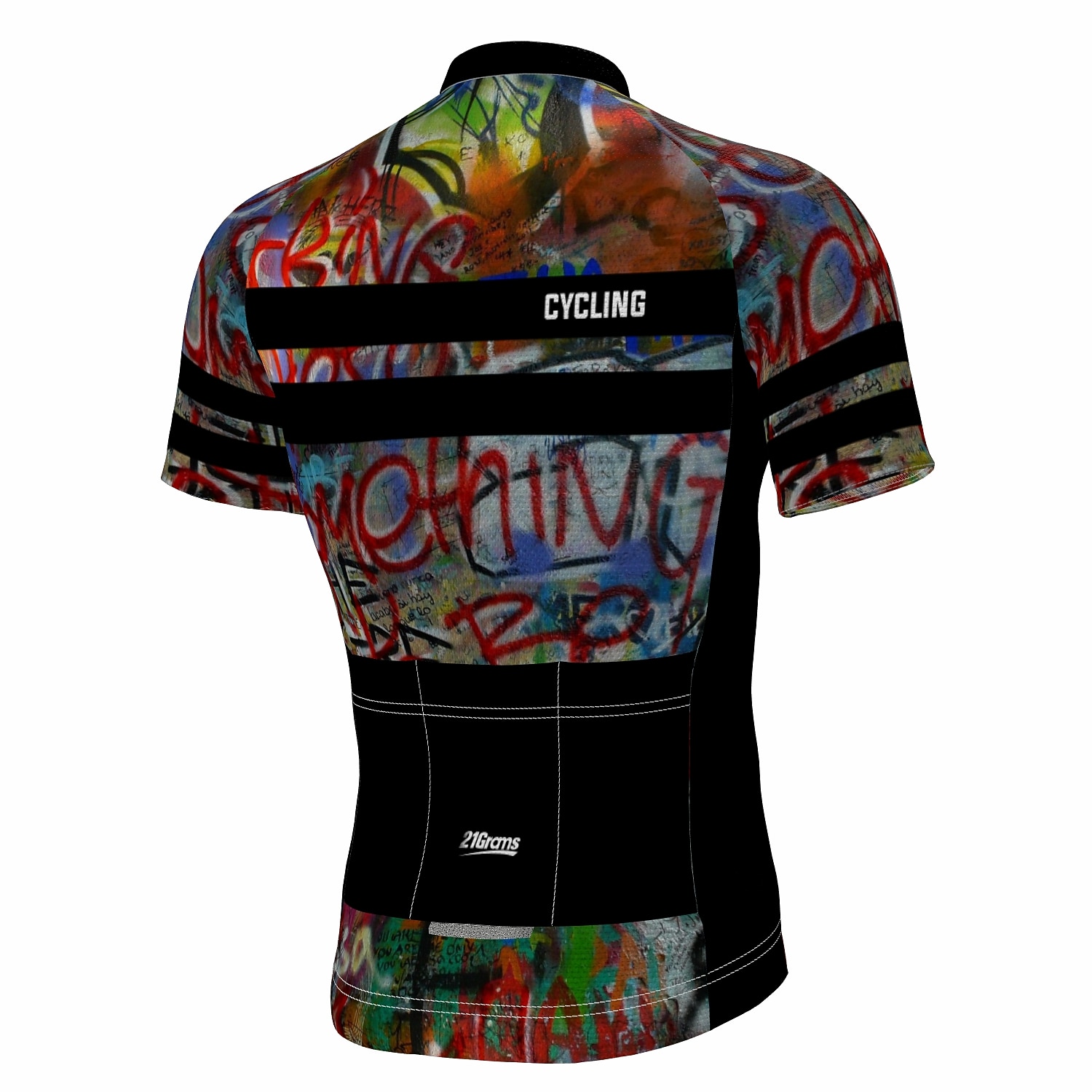 Men's Cycling Jersey Graffiti Funny Short Sleeve Bike Jersey Top with 3 Rear Pockets Mountain Bike MTB Road Bike Cycling Quick Dry Reflective Strips Back Pocket Moisture Wicking Sports Black Yellow 2026 - $30.99 –P4