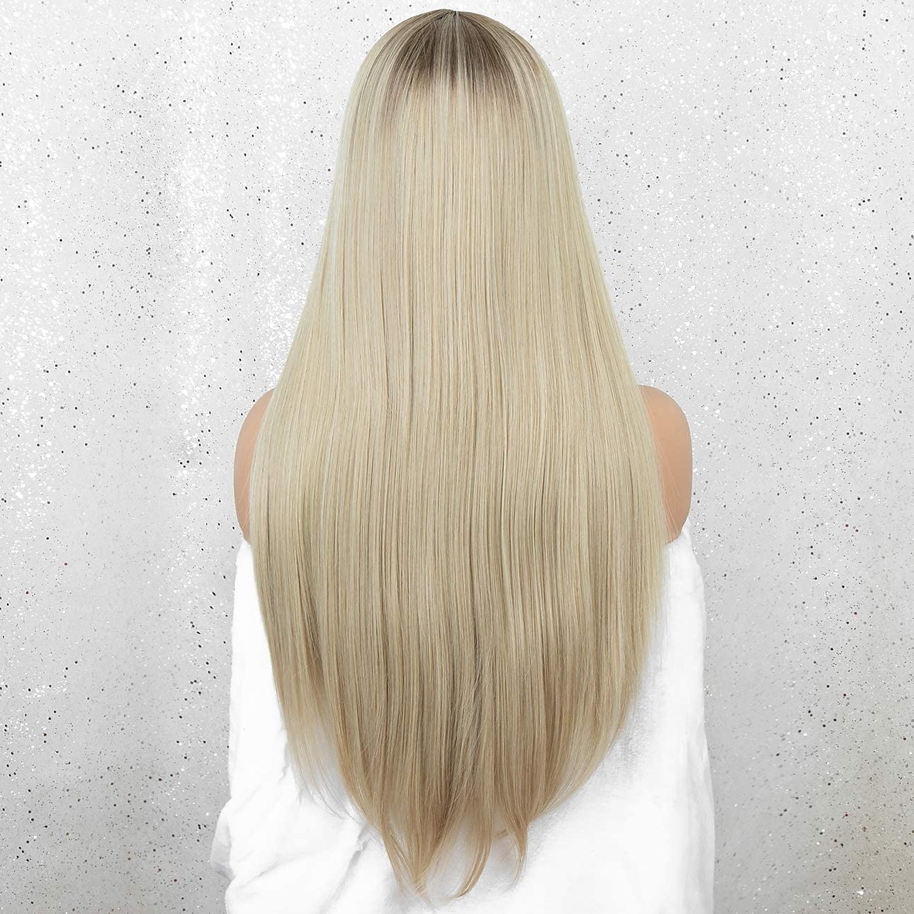 zwarte pruiken voor vrouwen synthetische pruik rechte middendeel pruik ombre a1 a2 a3 a4 a5 synthetisch haar 26 inch vrouwen rood zwart ombre 2025 - $26.99 –P4