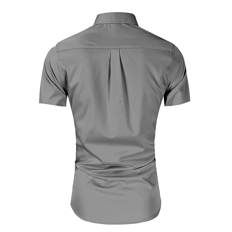 Men's Dress Shirt Plaid Shirt Collared Shirt Button Up Shirt Plaid Wedding Casual Black Blue Gray Light Blue Short Sleeve Turndown Summer Clothing Apparel Button-Down 2025 - $19.99 –P8