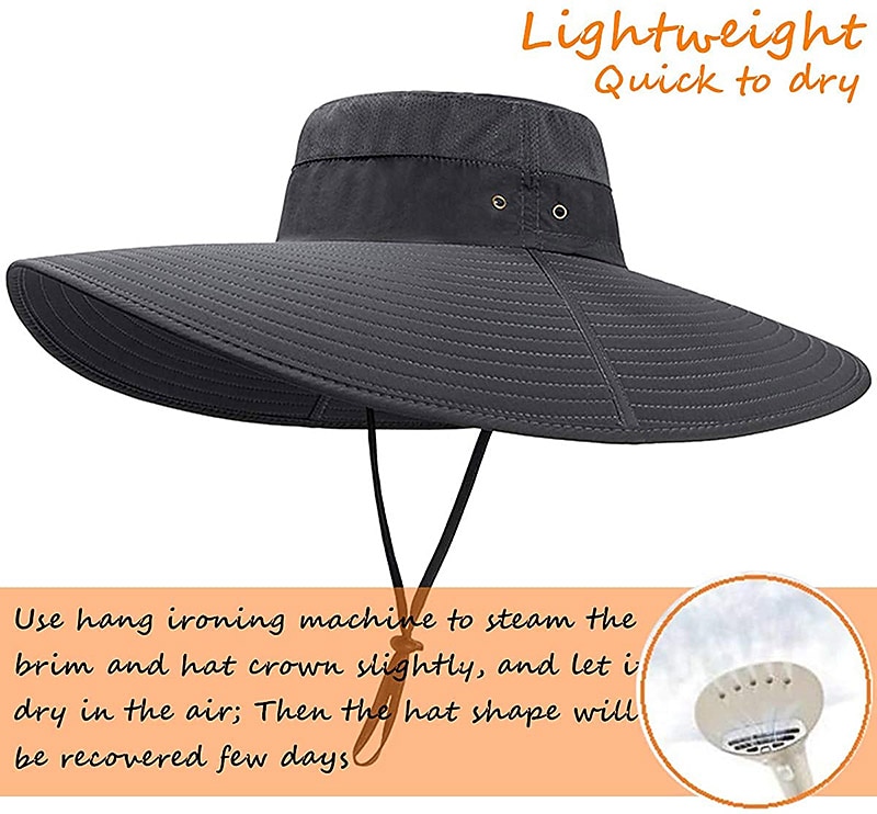 Wide Brim Sun Hat Bucket Hat UPF50+ Waterproof Packable Quick Dry Spring Summer Polyester Hat for Fishing Camping & Hiking 2026 - $21.99 –P14