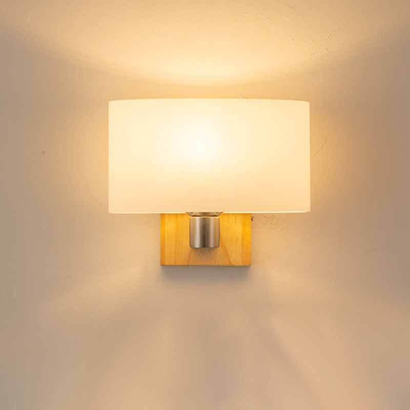 lightinthebox led aplice mat modern stil nordic aplice aplice led perete dormitor sufragerie lemn/bambus perete 110-240 v 2025 - $66.99 –P6