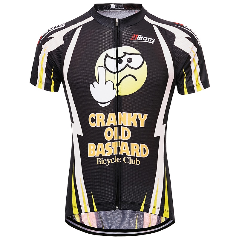 Miesten Pyöräily jersey Kuviollinen Uutuudet Hauska Lyhythihainen Pyörä Villapusero Topit 3 takataskulla Maastopyöräily Maantiepyöräily UV-vastustuskykyinen Nopea kuivuminen Takatasku Kosteuden 2025 - $29.99 –P15