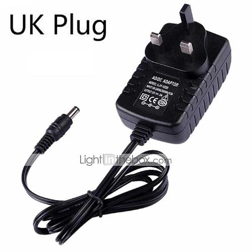 1pcs diy 12v voeding adapter plug transformator ac 110v 220v naar dc 12v 2a led driver voor led string strip licht 90cm 3ft 2025 - $8.49 –P5