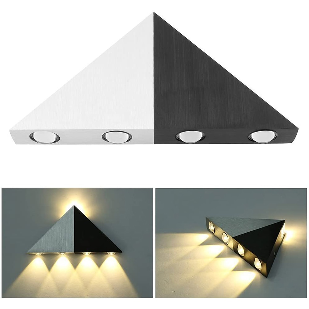 Lightinthebox Applique murale LED moderne 5 W Triangle LED Applique murale luminaire couloir intérieur haut bas applique murale pour théâtre studio restaurant hôtel multicolore de 2025 ? $66.99 –P5