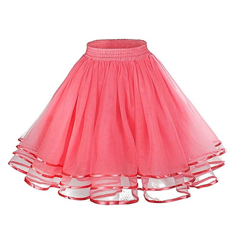 Fantasia de Carnaval 2026 Anágua Tutu Sob saia Princesa Anos 50 Retro Vintage Rockabilly Adulto Mulheres Dia Das Bruxas Carnaval Traje de festa para noite Roupa Diária Festa de Chá Vestir-se de 2026 por $20.99 –P14