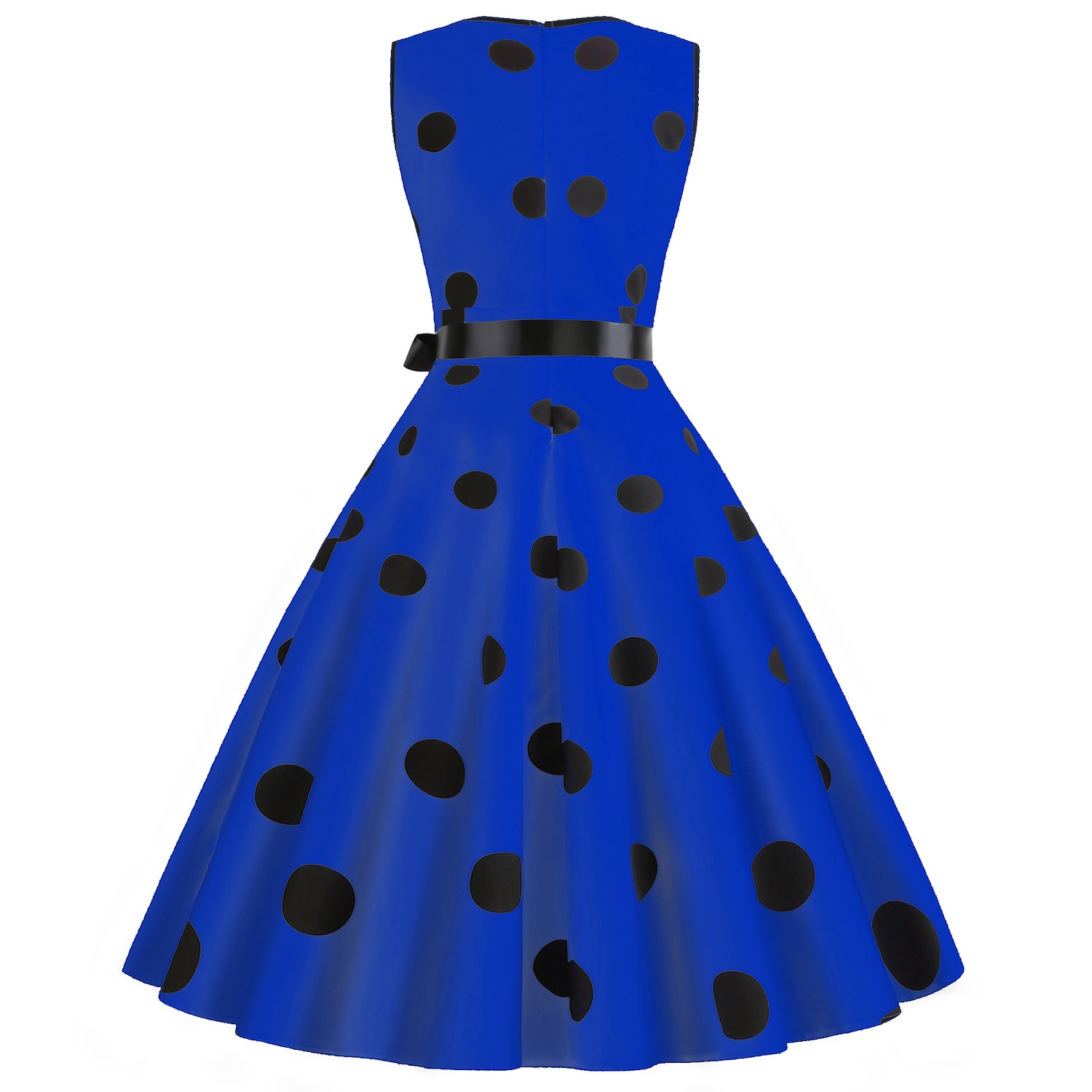 robe rockabilly femme a-ligne à pois robe swing robe évasée avec accessoires ensemble années 1950 années 60 rétro vintage avec bandeau foulard en mousseline de soie boucles d'oreilles lunettes oeil de 2025 ? $32.99 –P14