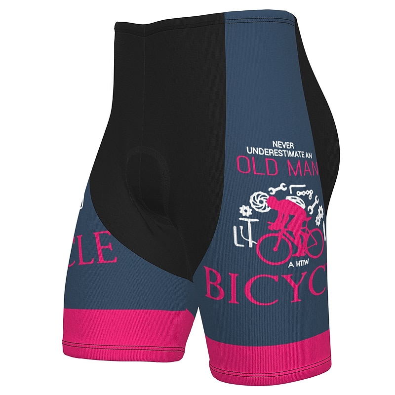 Men's Cycling Road Shorts Bike Shorts Cycling Padded Shorts Bike Shorts Padded Shorts / Chamois Mountain Bike MTB Road Bike Cycling Sports Graphic 3D Pad Cycling Breathable Quick Dry Light Blue Yellow 2025 - $20.79 –P11