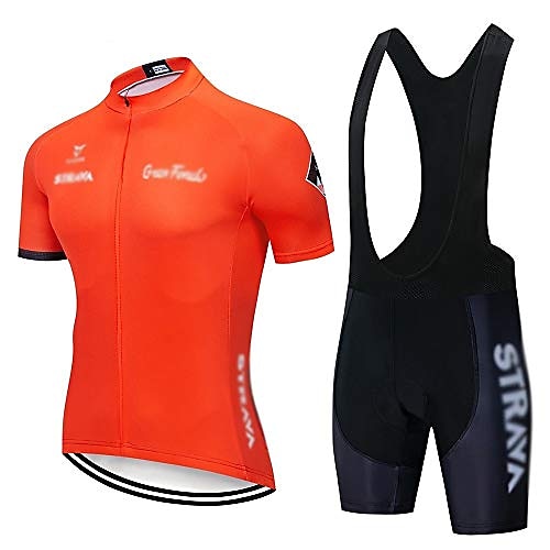 pyöräilypaita strava pyöräilypaita lyhythihainen setti maillot ciclismo univormut nopeasti kuivuvat pyörävaatteet mtb-paita (väri: c4, koko: l) 2025 - $55.99 –P3