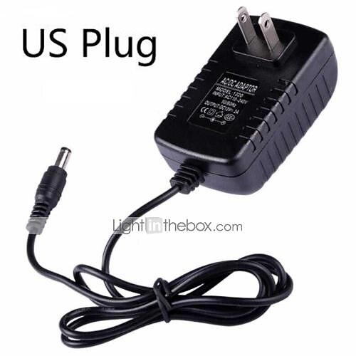 1pcs diy 12v voeding adapter plug transformator ac 110v 220v naar dc 12v 2a led driver voor led string strip licht 90cm 3ft 2025 - $8.49 –P4