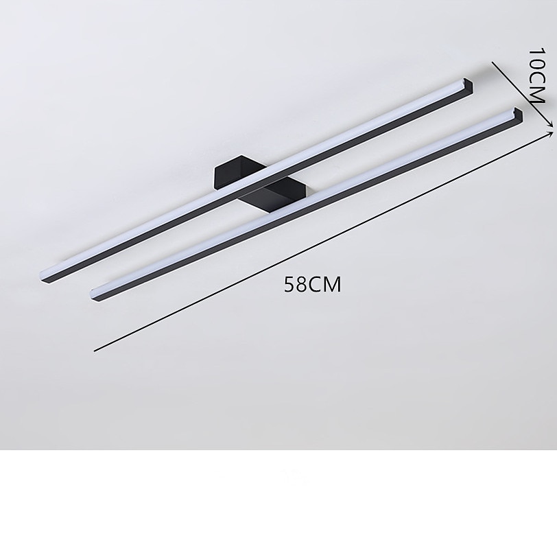 lightinthebox תאורת led creative led מודרנית תאורת קיר סלון חדר שינה תאורת קיר אלומיניום 220-240v 30/38/50 w 2025 - $129.99 –P7