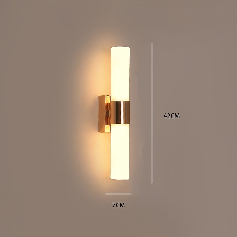 lightinthebox aplice cu led aplice de perete în stil nordic modern mat aplice de perete aplice cu led pentru dormitor sufragerie lumina de perete din sticla 220-240v 12 w 2025 - $165.99 –P1