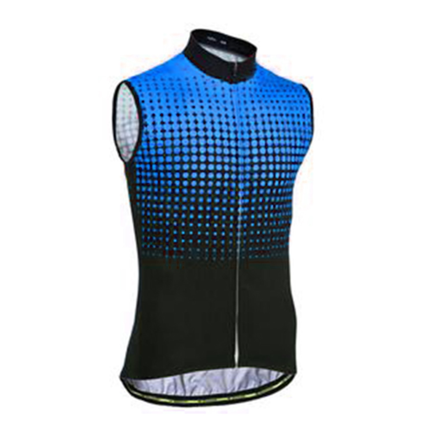 Herr Cykeltröja Ärmlös Cykel Tröja med 3 bakfickor Bergscykling Vägcykling Andningsfunktion Mjuk Reflexremsa Bakficka Gul Röd Blå Lutning Polyester sporter Kläder 2025 - $27.99 –P7