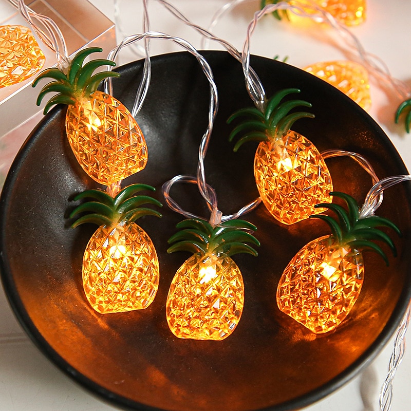 Élégante lumière de réception de mariage lumières LED en forme d'ananas 6M 3M 1,5M fonctionnement par batterie ou USB décoration de jardin patio de vacances de mariage de 2026 ? $15.49 –P2