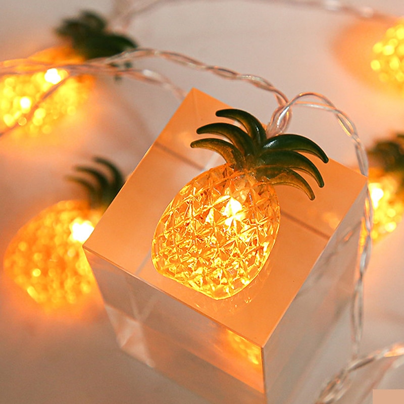 Élégante lumière de réception de mariage lumières LED en forme d'ananas 6M 3M 1,5M fonctionnement par batterie ou USB décoration de jardin patio de vacances de mariage de 2026 ? $15.49 –P3