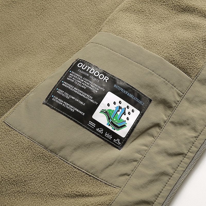 בגדי ריקוד גברים וסט Gilet אפוד דייגים וסט לטיולי הליכה אפוד ללא שרוולים ז'קט ג'יל בָּחוּץ רחוב יומי ליציאה סגנון רחוב ספורטיבי סתיו חורף כיס מיקוד מלא פוליאסטר עמיד שמור על חום הגוף נושם צבע אחיד 2025 - $36.99 –P13