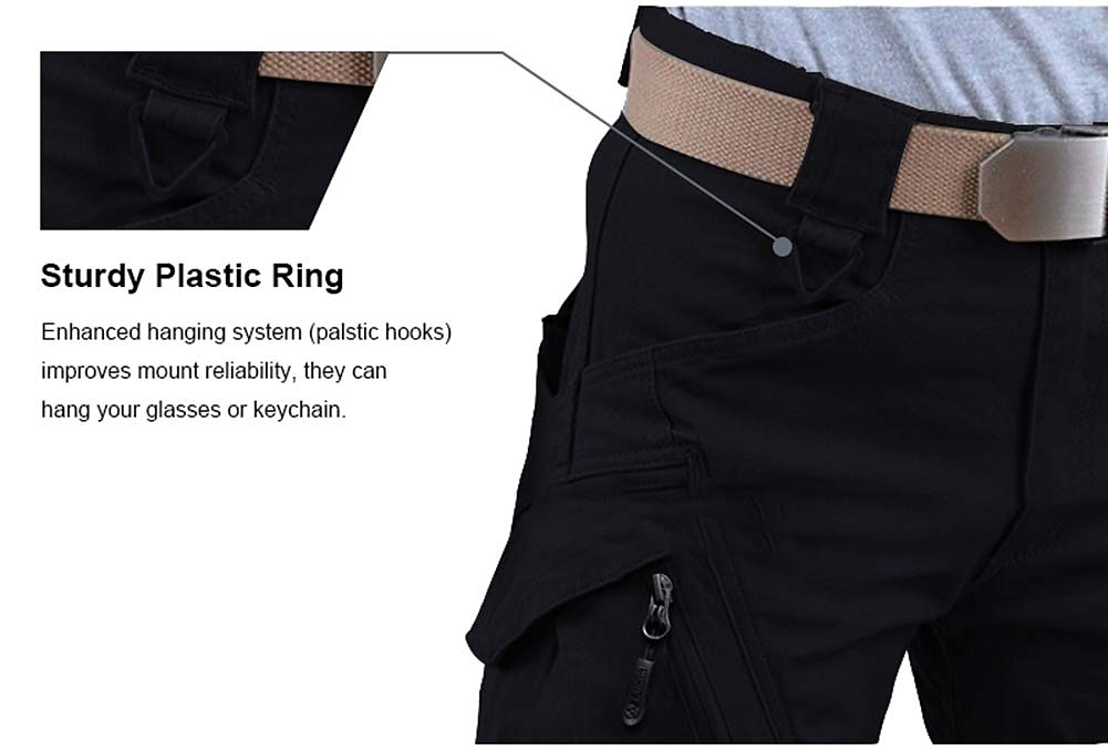 Voor heren Cargohosen Wandelbroek Tactische broek Zomer Lente Buiten waterdicht Sneldrogend Multi Pocket Rekbaar Kleding Onderlichaam 9 zakken zwart. Leger Groen Vissen Klimmen Reizen S M L XL XXL 2026 - $26.99 –P4