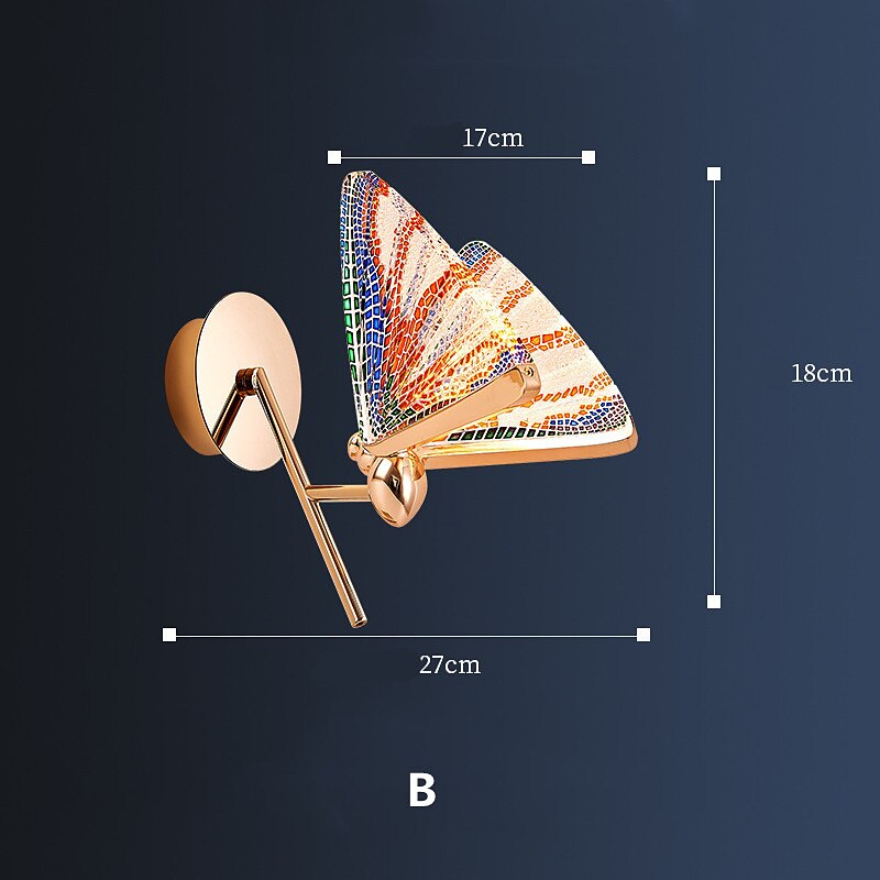 Lightinthebox LED Butterfly Wall Lights Nordic New Background Decorative Lamp Bedroom Bedside Table Creative Butterfly Wall Lamp Children's Room Hallway Wall Lamp 2025 - $199.99 –P18