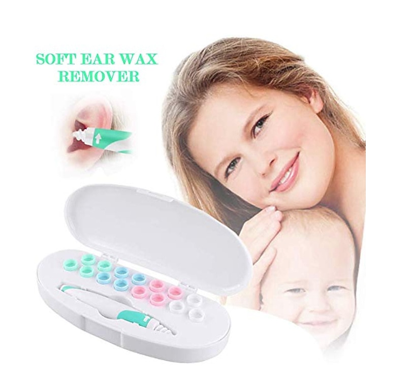 Ear Wax Removal Tool Ear Wax Remover Silicone Ear Cleaner Safe Soft Spiral Smart Reusable Ear Picker Clean Kit Catcher 15 Replacement Tips for Adults  Humans 2025 - $12.99 –P8