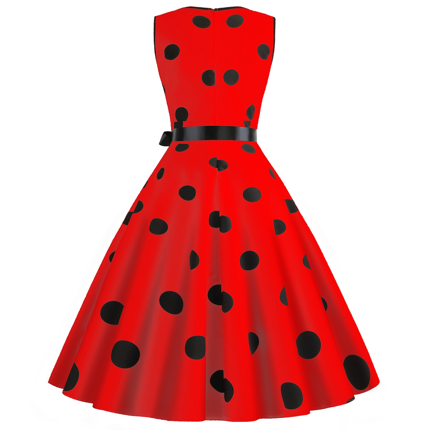 robe rockabilly femme a-ligne à pois robe swing robe évasée avec accessoires ensemble années 1950 années 60 rétro vintage avec bandeau foulard en mousseline de soie boucles d'oreilles lunettes oeil de 2025 ? $32.99 –P12