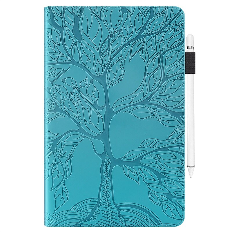 Embossed Tree Pattern Leather Case For Apple iPad Pro iPad Air 5th 4th iPad 9th 8th 7th iPad mini 6th 5th 4th Magnetic Flip Folio Stand Case Auto Wake Sleep with Card Slots Pencil Holder 2025 - $29.99 –P9