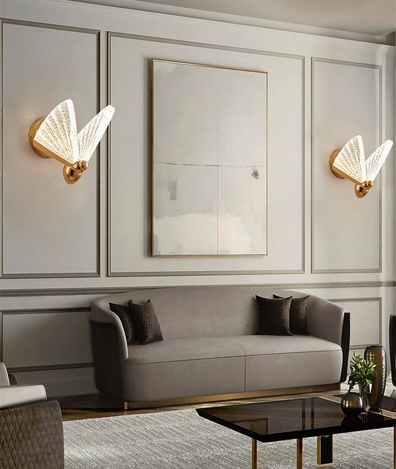 Lightinthebox LED Butterfly Wall Lights Nordic New Background Decorative Lamp Bedroom Bedside Table Creative Butterfly Wall Lamp Children's Room Hallway Wall Lamp 2025 - $199.99 –P9