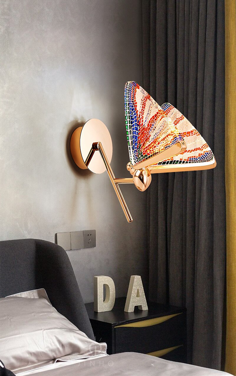 Lightinthebox LED Butterfly Wall Lights Nordic New Background Decorative Lamp Bedroom Bedside Table Creative Butterfly Wall Lamp Children's Room Hallway Wall Lamp 2025 - $199.99 –P12