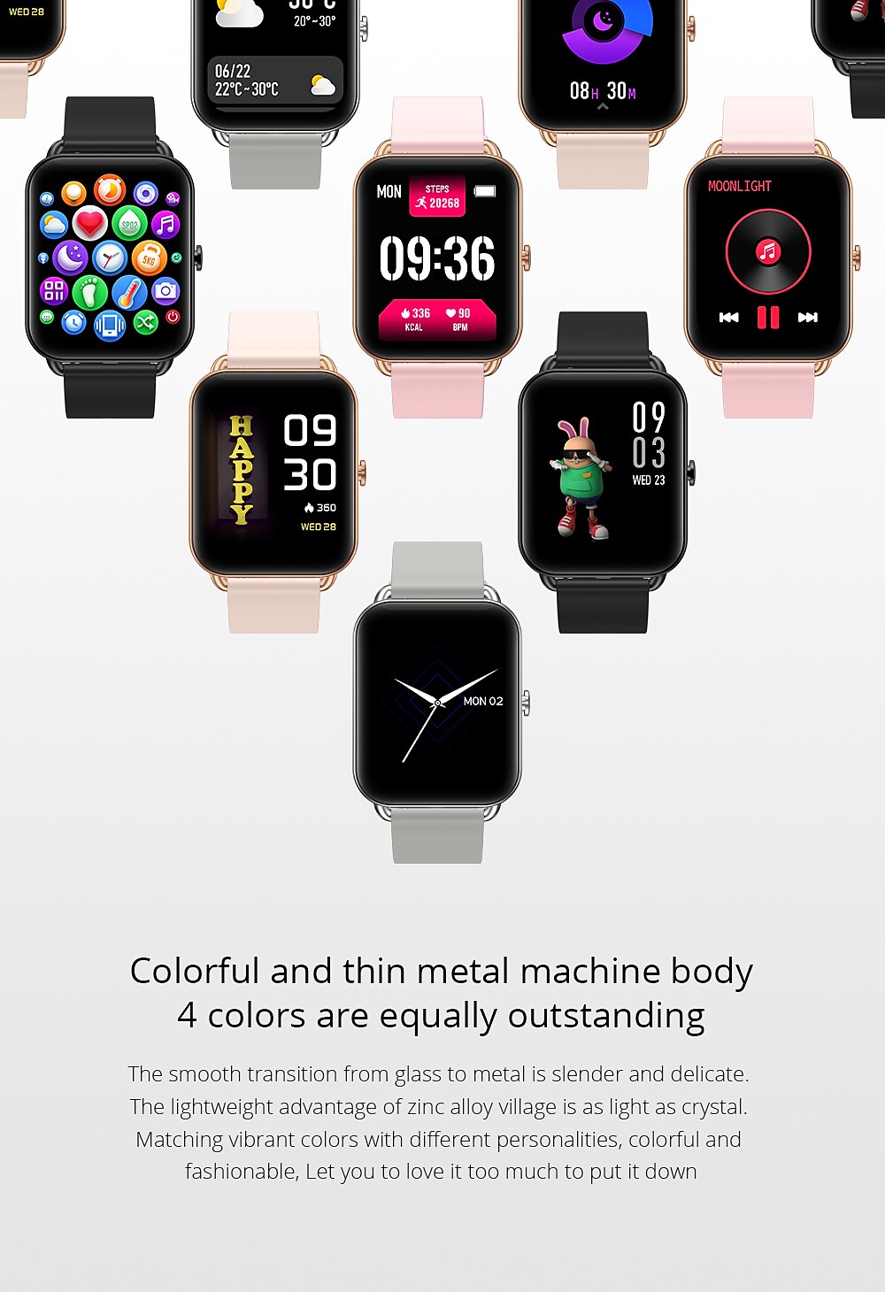 Smartwatch Reloj D18 – Tuto Shop