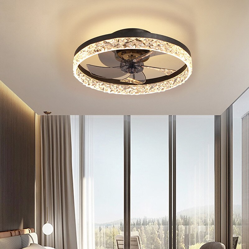 LED Deckenventilator Lichter 50 cm dimmbarer Deckenventilator Metall lackierte Oberflächen LED 220-240V 2026 - $382.89 –P6