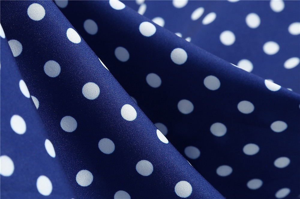 Retro Vintage 1950s Rockabilly Knee Length Dress Swing Dress Flare Dress Normal Polka Dot A-Line V Neck Fancy Dress Women's Carnival New Year Masquerade Daily Wear Tea Party Retro Theme Party Adults' 2026 - $34.99 –P6
