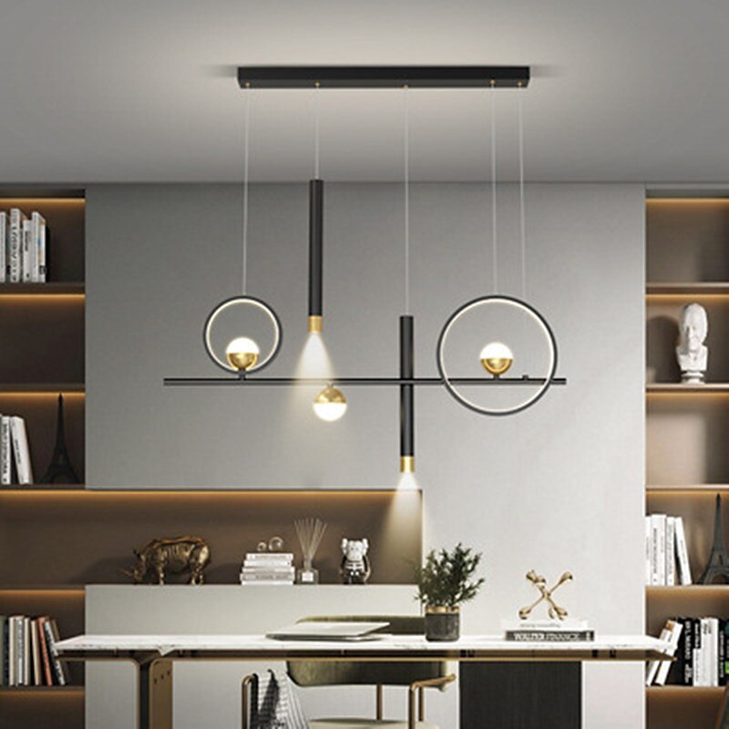 LED-pendellampe 100 cm lysekrone med enkel design aluminiumsmalte overflater ledet moderne 220-240v 2025 - $683.59 –P5