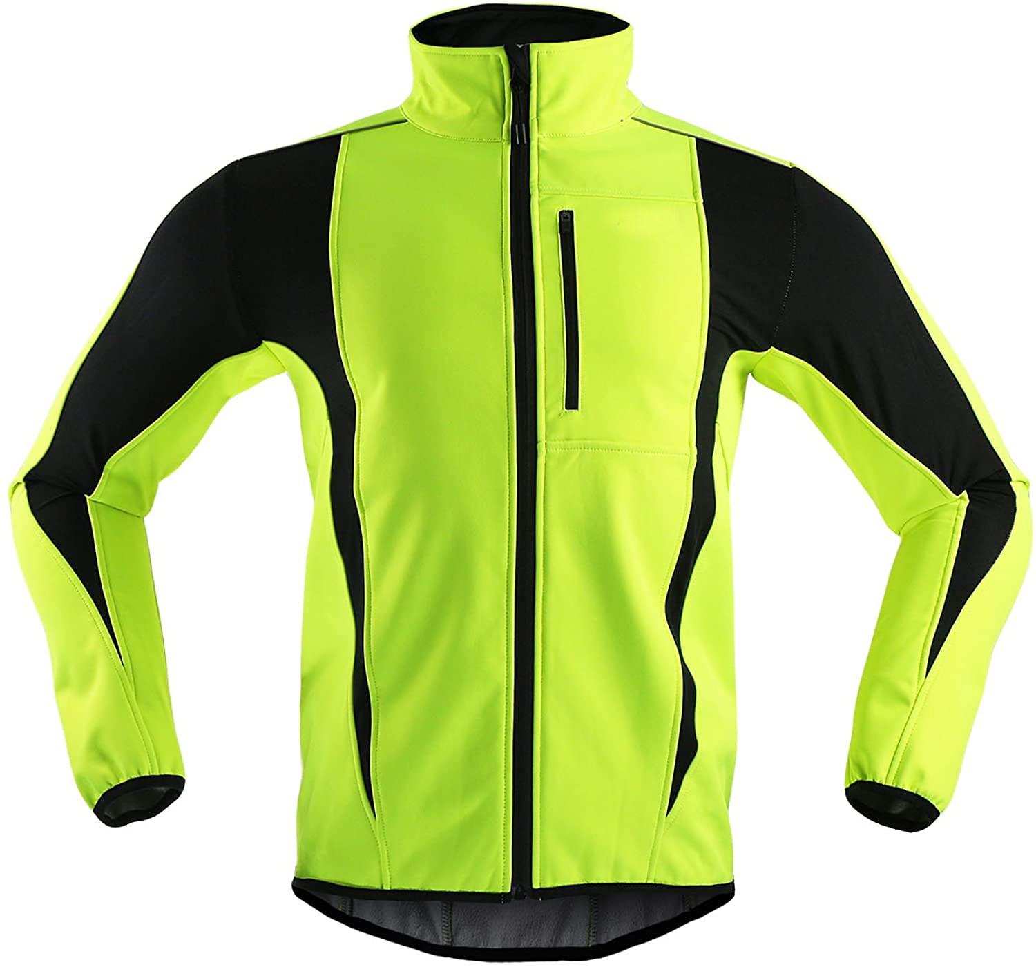 Arsuxeo Herre Sykkeljakke Sykkel Jakke / Sommer Fleecejakker / Fleecer / Topper Vindtett, Hold Varm, Pustende Stribe Polyester, Spandex, Fleece Vinter Oransje / Rød / Lys Grønn Veisykling Komfortabel 2025 - $41.99 –P2